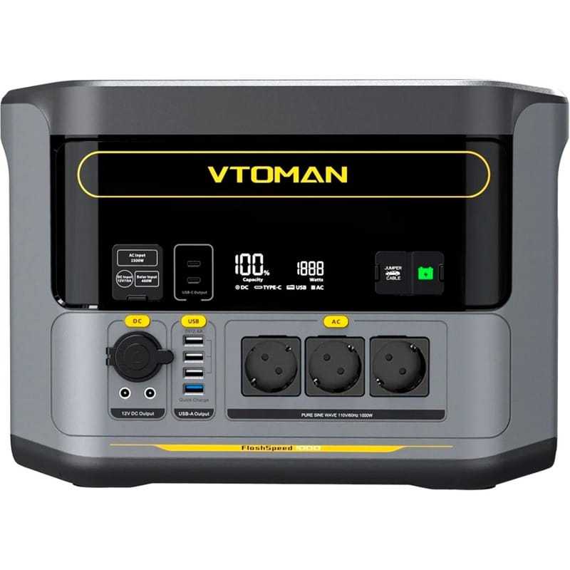 Фото - Vtoman FlashSpeed 1000 PB-85 1000W 828Wh (FlashSpeed 1000)